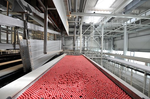 a red carpet in a large room