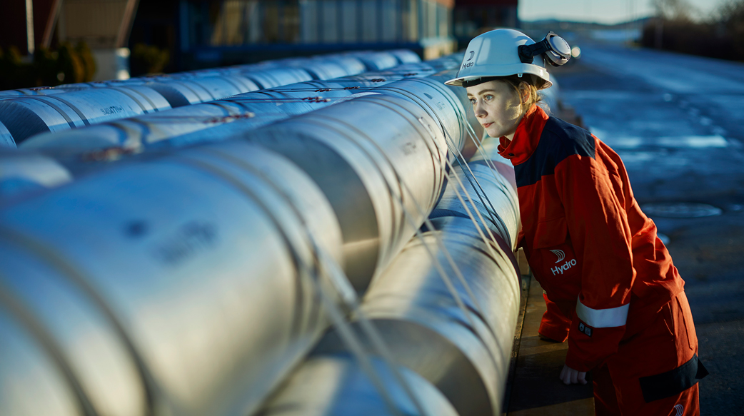 primary metal at plant, Karmøy, Norway