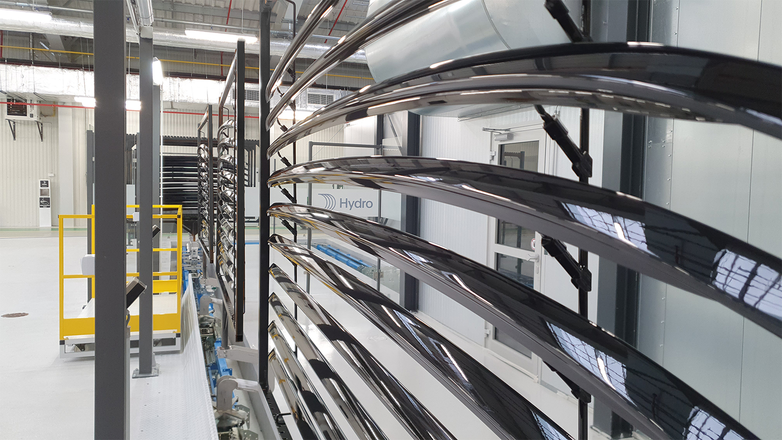 a large escalator in a building