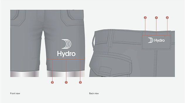 a pair of grey t-shirts