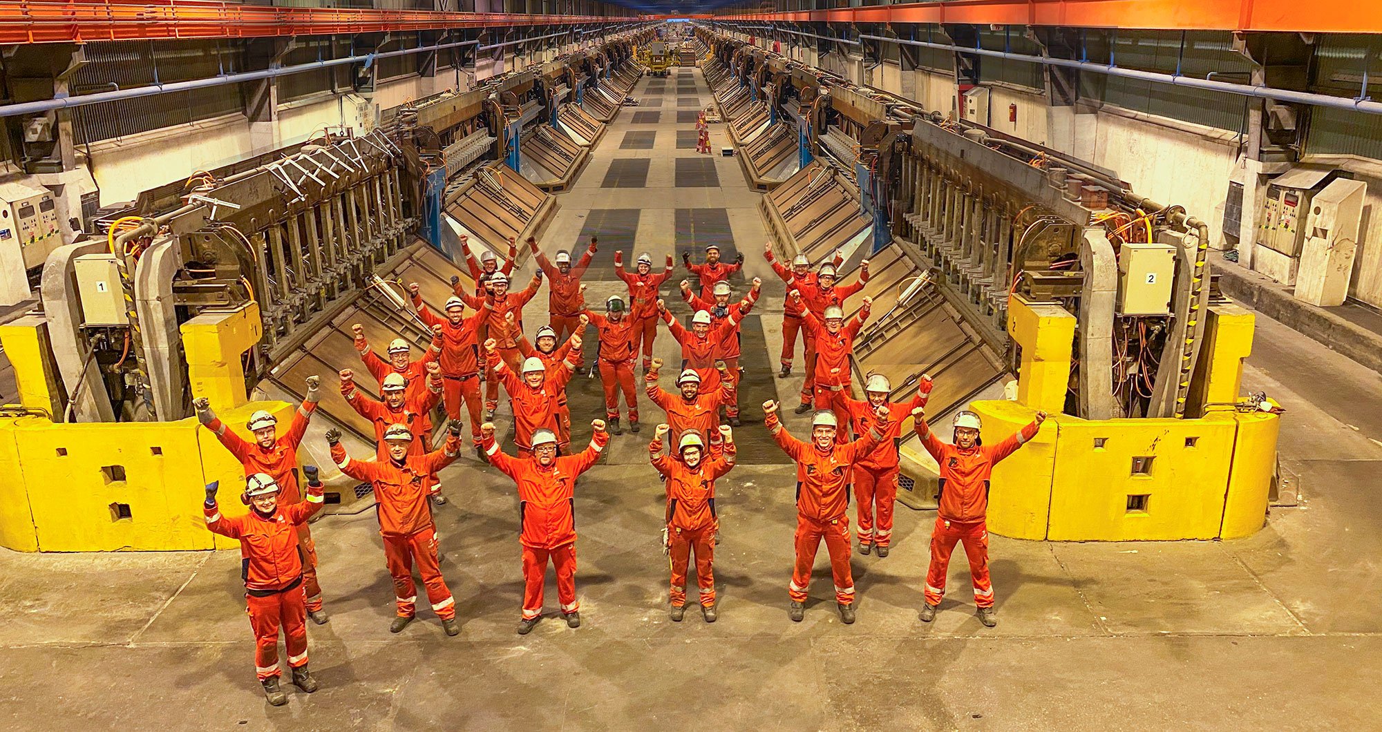 Hydro aluminium plant in Husnes, Norway