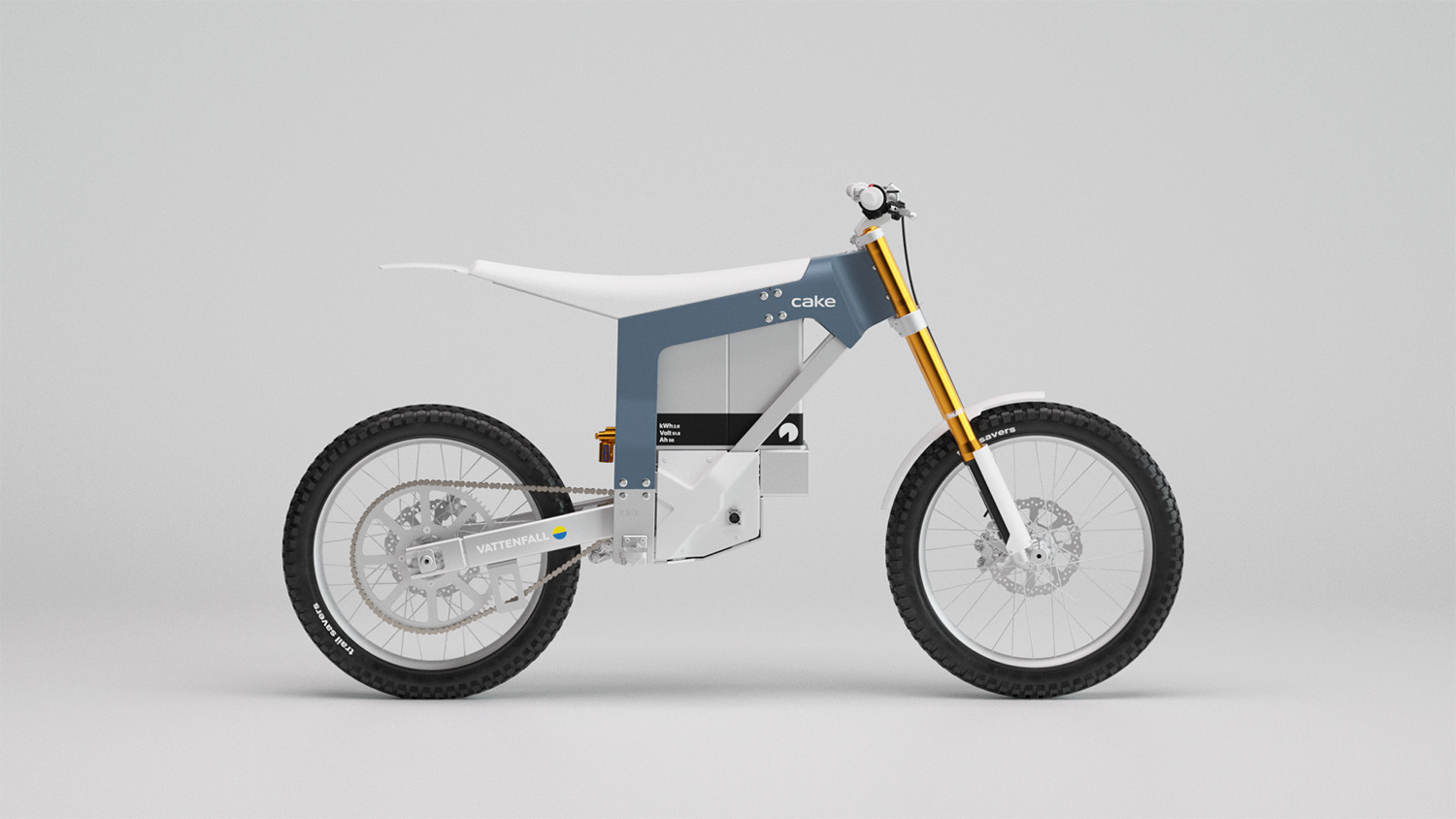 a white and black bicycle