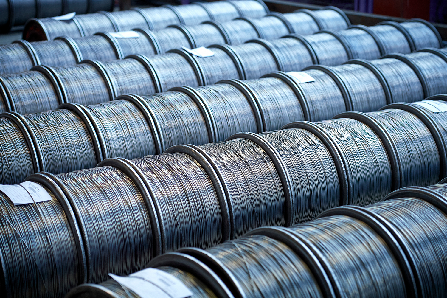 a close up of cables