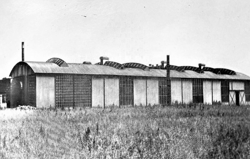 Erste Werkhalle Rackwitz