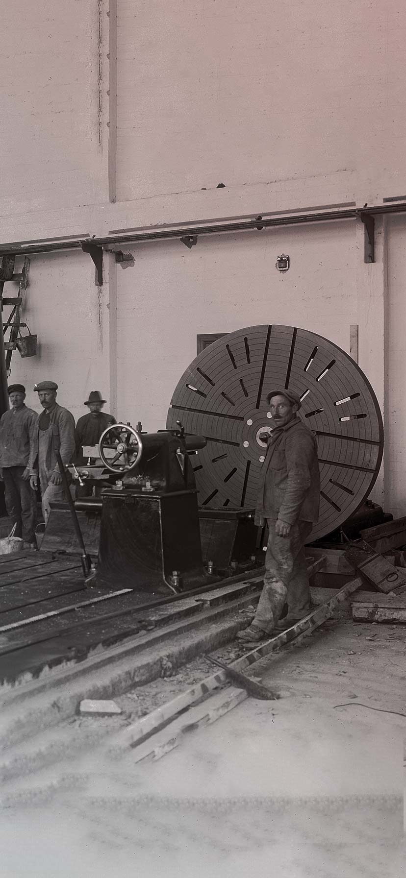 Ansatte i produksjonslokale